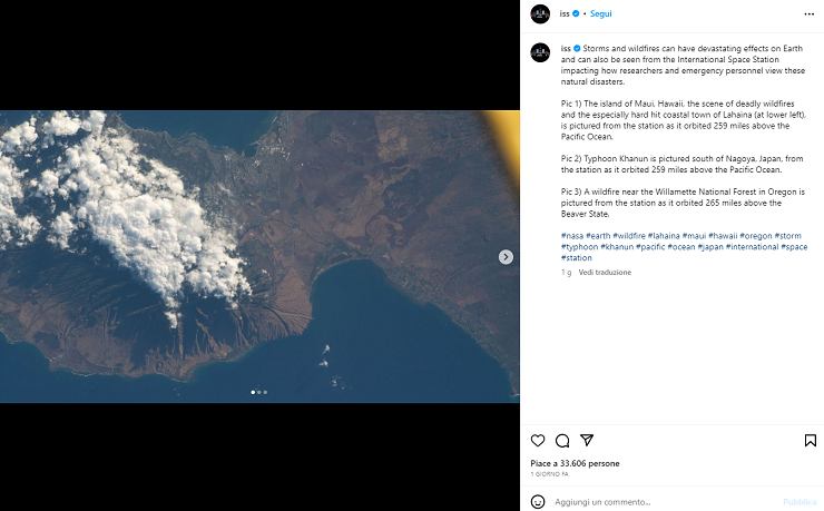 La Stazione Spaziale Internazionale pubblica delle foto incredibili