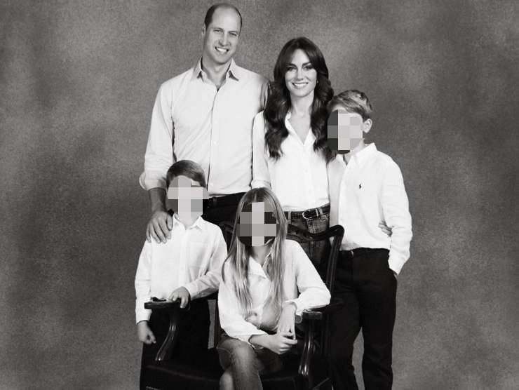 royal family natale foto 