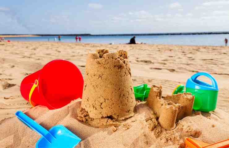 Giochi per bambini in spiaggia