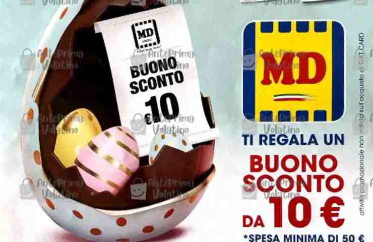 MD ultimi super sconti Pasqua sbrigarsi