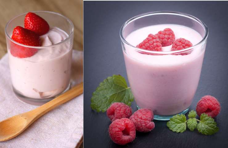 vasetto di yogurt