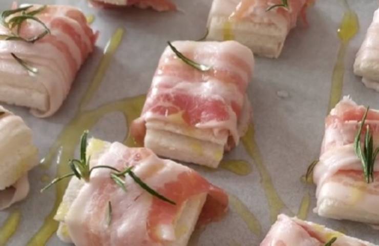 Bocconcini con pancetta