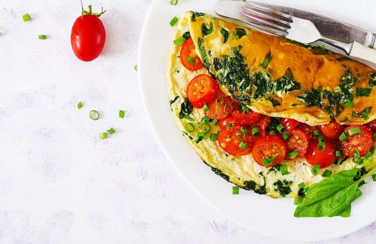 Frittata con pomodori 