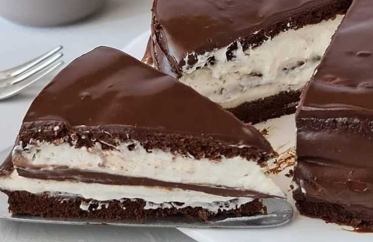 Torta panna e cioccolato