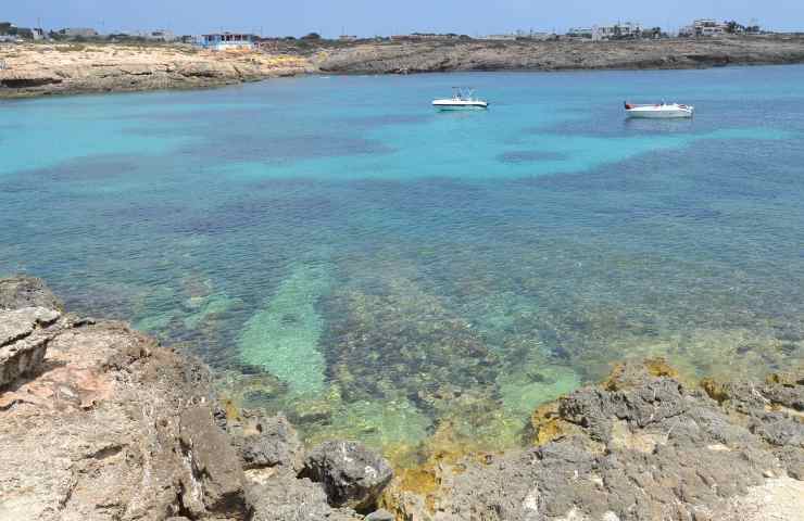 Bellezza del mare di Lampedusa 