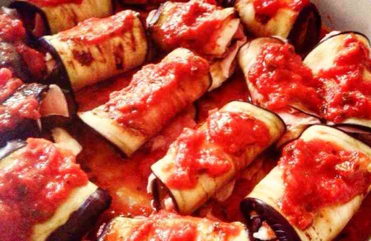 Involtini di parmigiana