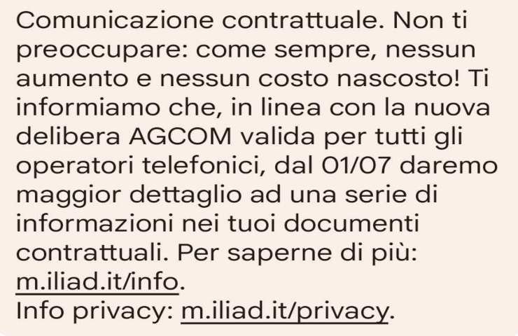 Iliad, il trattamento dei dati sta facendo discutere